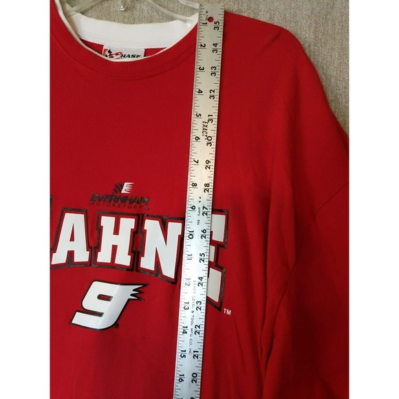 Chase Authentic Nascar Men's Shirt Red & White 2XL Cotton Kasey Kahne - Picture 5 of 12